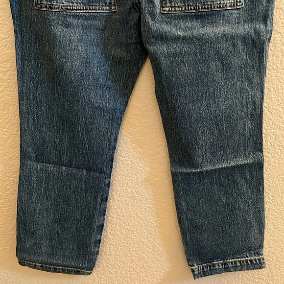 J.Crew Petite Womens Crop Ankle Patch Pocket Utility Jeans Blue Size 27P - Picture 7 of 7